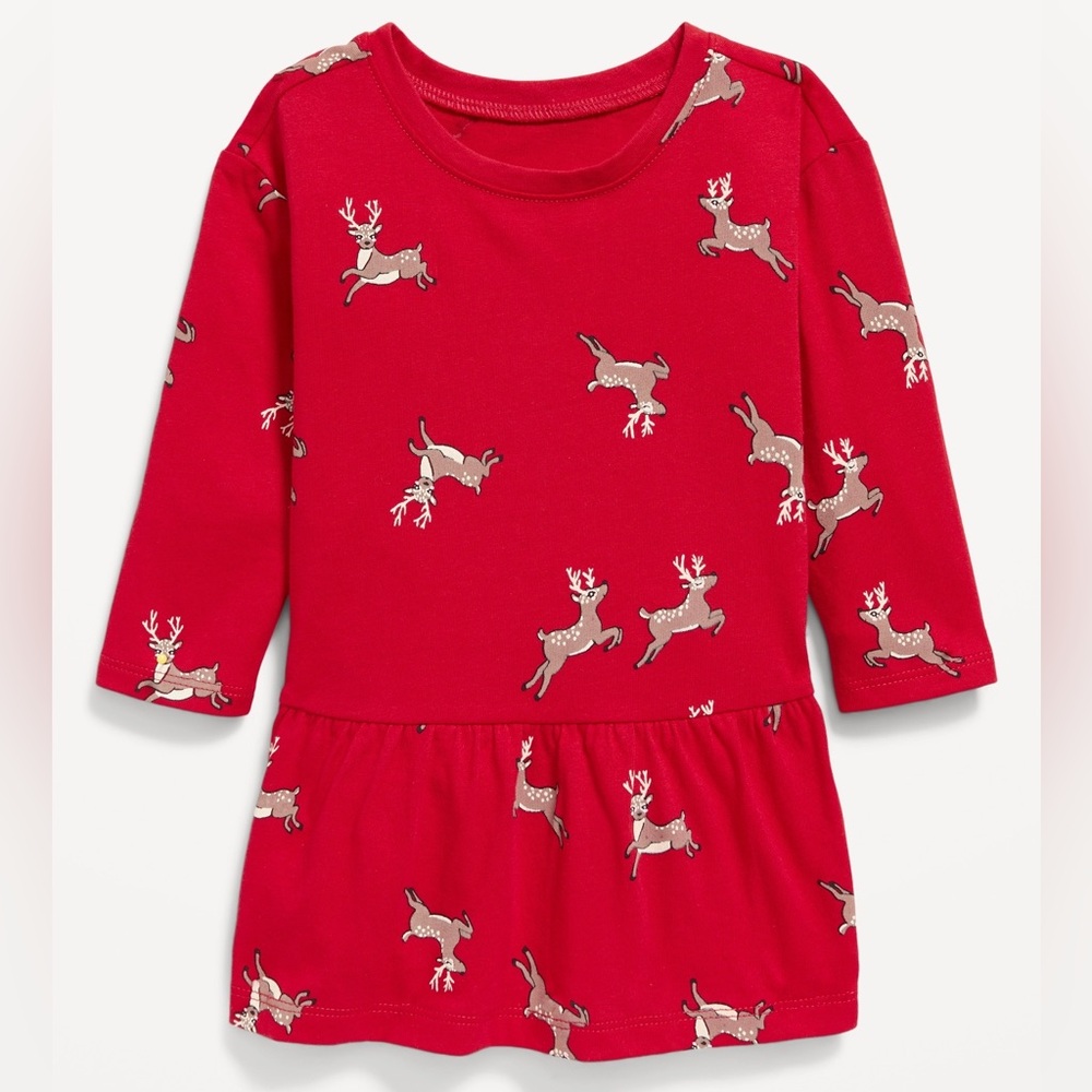 5/$20 | Old Navy Long-Sleeve Drop-Waist Dress (0-3M)